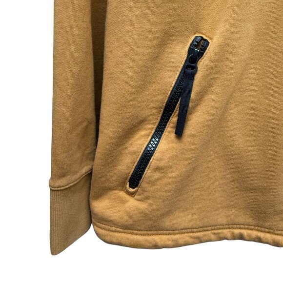 Timberland Mens Pullover Jacket Size Large Hooded Sweatshirt 1/4 Zip Pockets - Picture 9 of 13